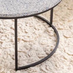 Table basse gigogne effet terrazzo Armand