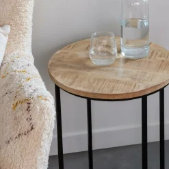 Table basse gigogne en bois de manguier Anouck