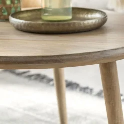 Table basse gigogne en bois de manguier Nala