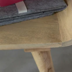 Table de chevet avec niche en bois de manguier Maëva