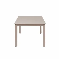Table de jardin en aluminium taupe Kaïa