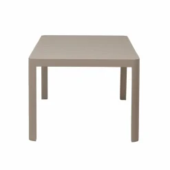 Table de jardin rectangulaire en aluminium taupe Kaïa