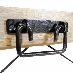 Table à manger avec allonges en bois de manguier New-York