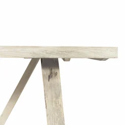 Table à manger avec allonges en bois de manguier blanchi Terra