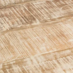 Table à manger avec allonges en bois de manguier et métal Locker