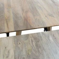 Table à manger avec allonges en bois de manguier Wood