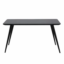 Table à manger avec plateau en granite noir Antonella