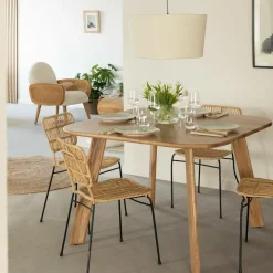 Table à manger en bois acacia Flora