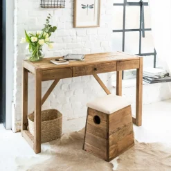 Tabouret en bois recyclé Blaise