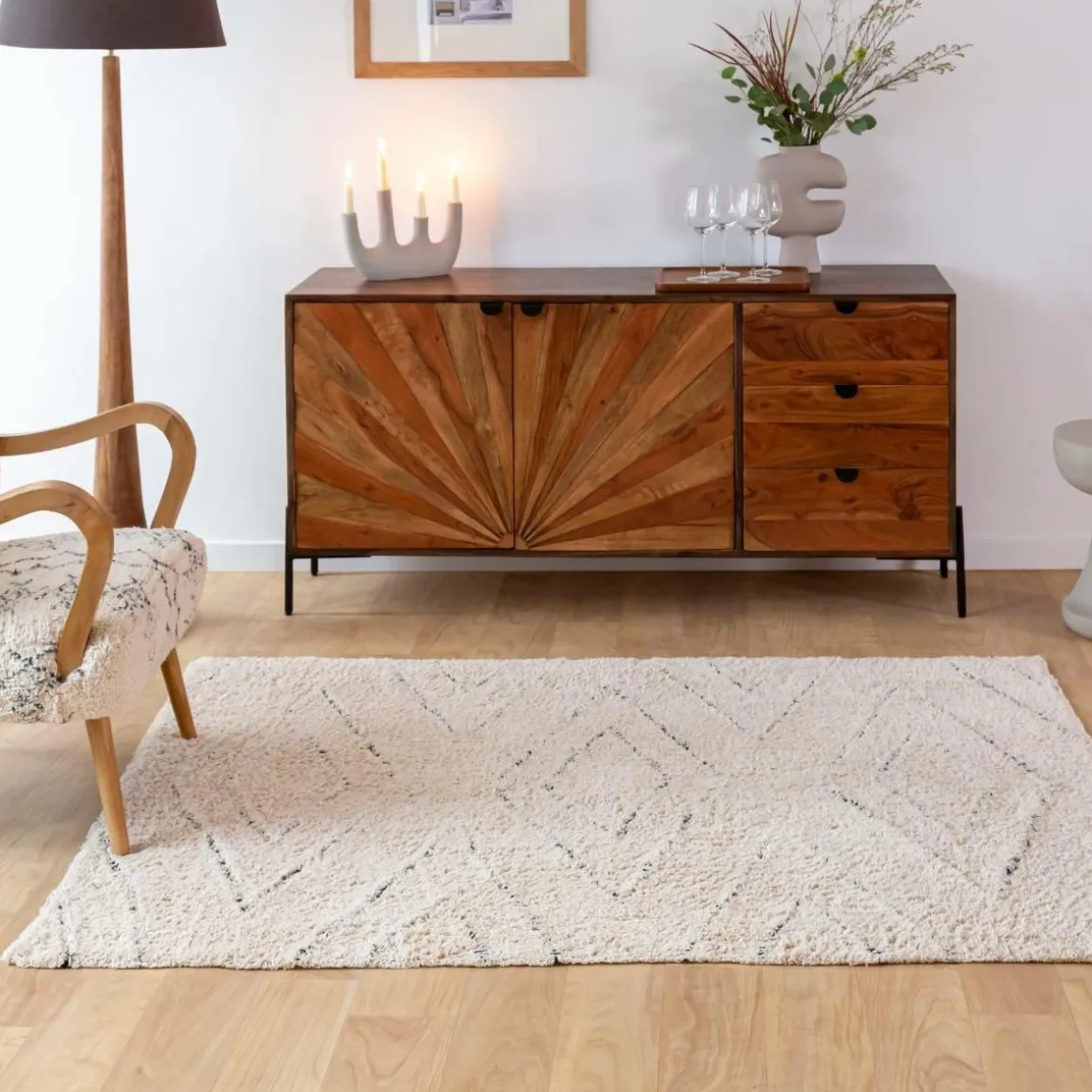 Tapis en coton Victor