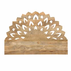 Tête de lit lotus en bois de manguier sculpté 160 cm Valentina