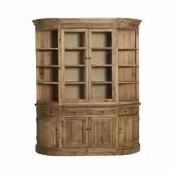 Vaisselier arrondi en bois recyclé Garance