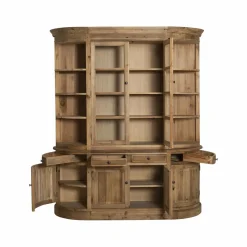 Vaisselier arrondi en bois recyclé Garance