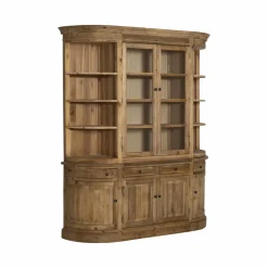 Vaisselier arrondi en bois recyclé Garance