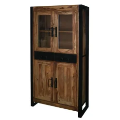 Vaisselier en bois d'acacia Havana