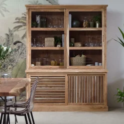 Vaisselier en bois d'acacia Salta