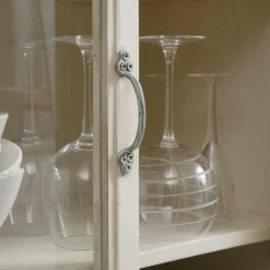 Vaisselier en bois de manguier blanchi Cuzco