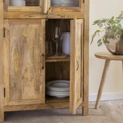 Vaisselier en bois de manguier Lisandro