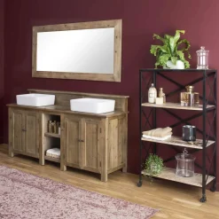 Vasque rectangulaire en porcelaine Perrine