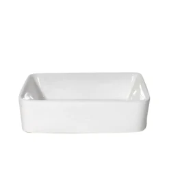 Vasque rectangulaire en porcelaine Perrine