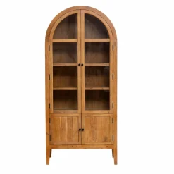 Vitrine en bois d'acacia 4 portes Jo