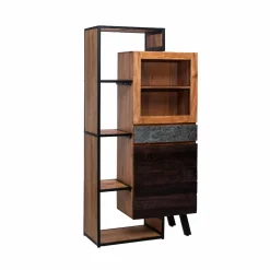 Vitrine en bois d'acacia Ernest