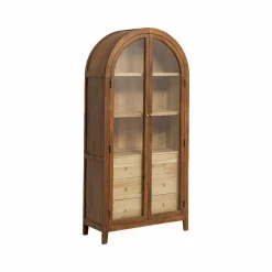Vitrine en bois d'acacia Néven