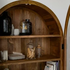 Vitrine en bois de manguier Paulo