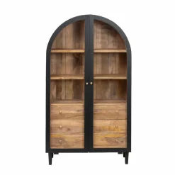 Vitrine en bois de manguier Paulo