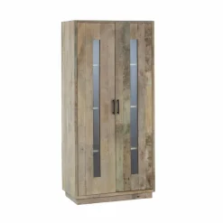 Vitrine en bois recyclé Damian